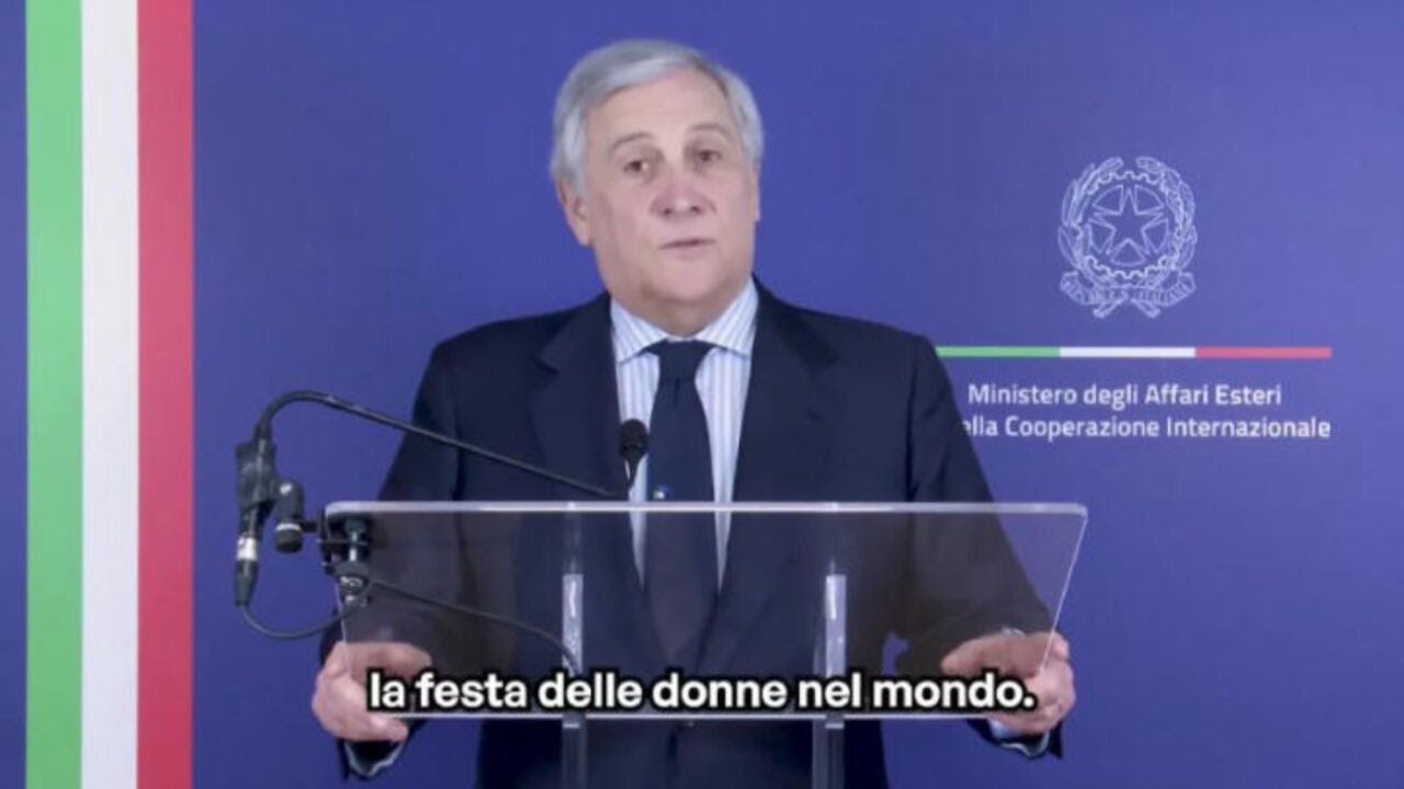 8 marzo, Tajani: Solidarietà a donne iraniane, la guerra rende più difficile la loro situazione