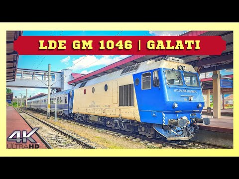 [4K] LDE GM 64-1046-3 in Galati cu/with IR 1771 | Trenuri Galati | May 24th 2021