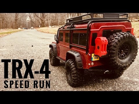 How Fast Is a Brushless Traxxas TRX-4? - Velineon Speed Test