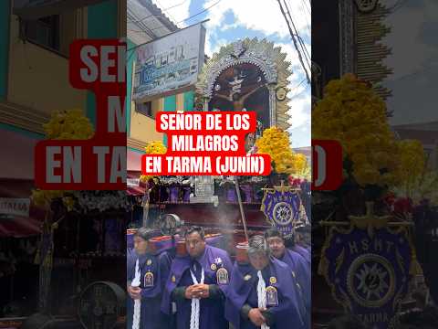 Señor de los milagros en Tarma (Junín) 🇵🇪 #shorts #shortsperu