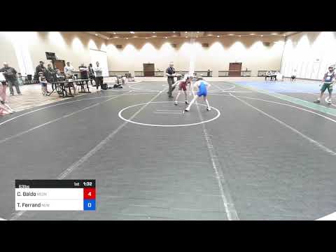 63 Lbs Rr Rnd 1 - Christopher Baldo, RedNose Wrestling School, LLC Vs Timothy Ferrand, New York 62