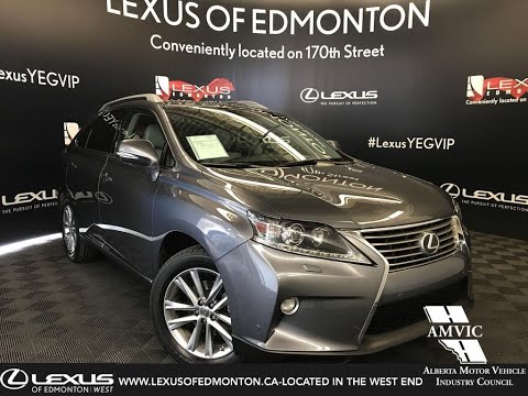 Used Grey 2015 Lexus RX 350 Touring Package Walk Around Review - Spruce Grove, Alberta