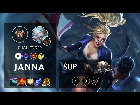 Janna Support vs Pantheon - KR Challenger Patch 10.14