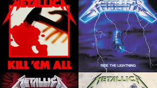 Riffs, solos, harmonies and other best bits from Metallica’s  first 4 albums