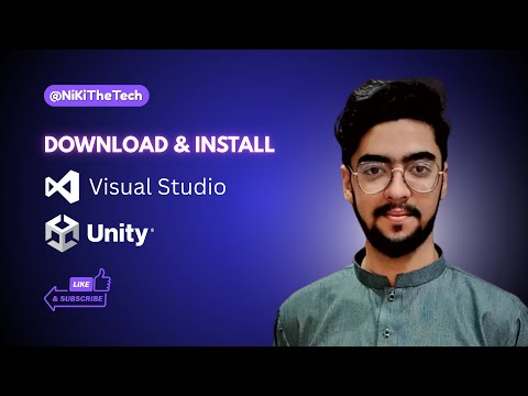 HOW TO DOWNLOAD & INSTALL UNITY AND VISUAL STUDIO | STEP BY STEP GUIDE | NiKiTheTech
