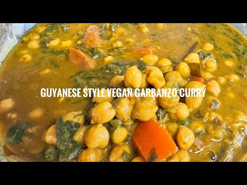 Guyanese Garbanzo Curry: Quick & Easy Vegan Recipe