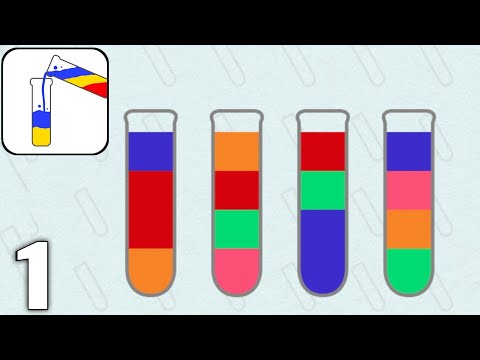 SortPuz : 3D Color Water Sort Puzzle - Gameplay Walkthrough Part 1 All Levels 1-20 (Android & iOS) - YouTube