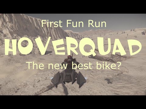 Star Citizen Hoverquad First Fun Run: Is This the New Best Bike?
