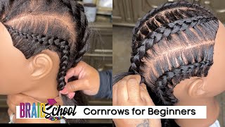 Cornrows! Stitch vs Non-Stitch | Braid School Ep. 105