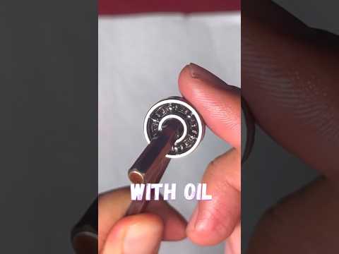 Bearing with oil, grease or no, which one is better? #bearing #grease