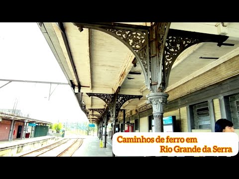 Estação no caminho de ferro em Rio Grande da Serra 