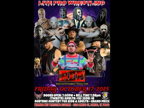 10-17-25 Rakzo's Entertainment Productions (Laredo, TX) Noche de Los Monstros FULL Event