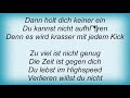 Silbermond - Immer Am Limit Lyrics
