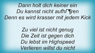 Silbermond - Immer Am Limit Lyrics