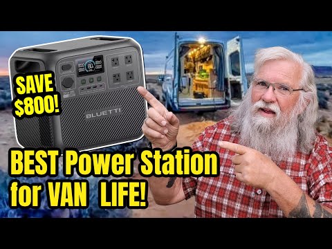 The ONLY Power Station You’ll Ever Need for VAN Life!–SAVE $800! ALMOST HALF OFF!