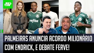 ‘O óbvio agora é que o Endrick…’; debate ferve após Palmeiras chegar a acordo milionário