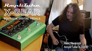 Video thumbnail for Alex Skolnick plays IK Multimedia's AmpliTube X-TIME guitar pedal - delay pedal demo by ikmultimedia