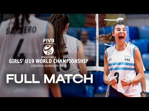 HUN🇭🇺 vs. ARG🇦🇷 -  Full Match | Girl's U19 World Championship | Pool A