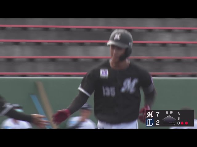 【みやざきPL】マリーンズ・高野光海 レフトへ特大のソロホームランで追加点!! 2025年10月17日 埼玉西武ライオンズ 対 千葉ロッテマリーンズ