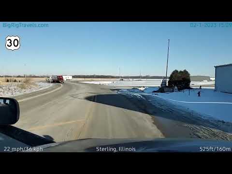 BigRigTravels LIVE | Sterling to Belvidere, IL (2/1/23 3:29 PM)