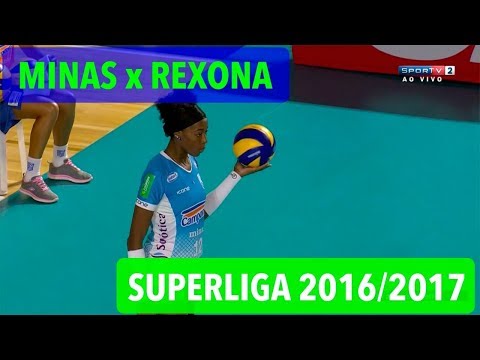 Minas x Rexona - Turno - Superliga de Vôlei Feminino 2016-2017