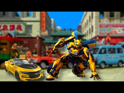 Optimus Prime Multiple Transformation Jet Robot Car Game - Android Gameplay
