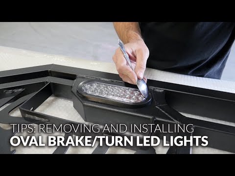 Tips on Removing and Installing Oval Brake Turn LED Lights