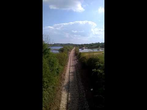 Ennis to limerick railway line at ballycar. 2nd video