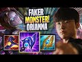 FAKER IS A MONSTER WITH ORIANNA! - T1 Faker Plays Orianna MID vs Yasuo! | Season 2023