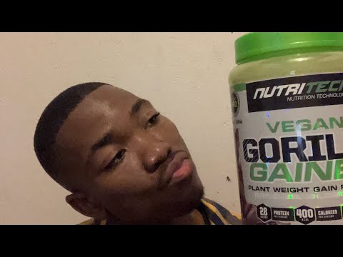NutriTech Vegan Gorilla Gainer 2 weeks review. Muscle mass growth! @Nutritechfit