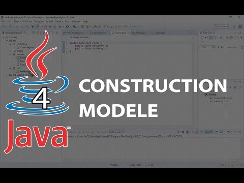 POO TP Java n°4 démarrage sur le contrôleur contruction du modèle