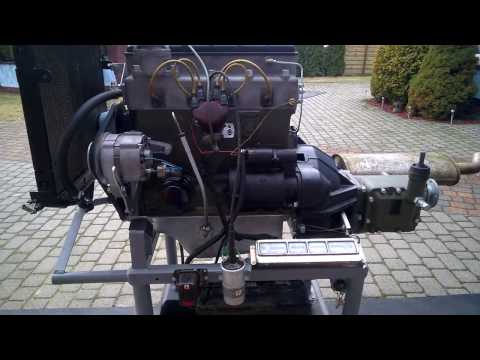 silnik S 21 Warszawa M 20, żuk, nysa, tarpan, pierwsze odpalenie po remoncie.