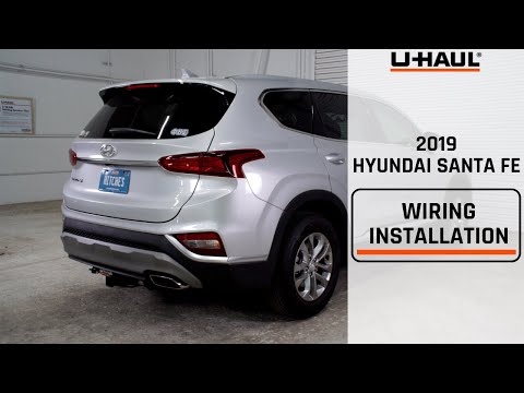 2019 Hyundai Santa Fe Trailer Wiring Harness Installation