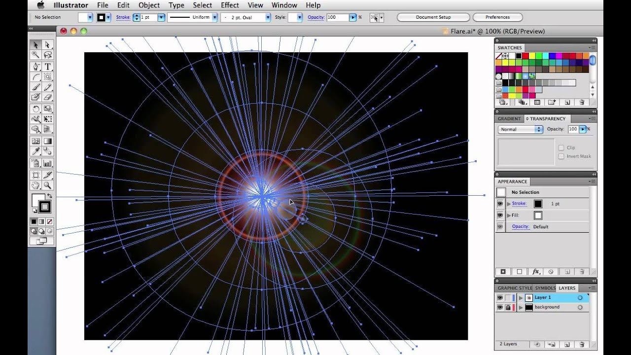Vector Tuts+ Quick Tip — ILlustrator's Flare Tool