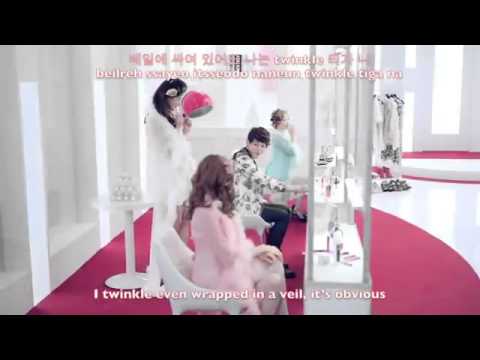 HD SNSD TaeTiSeo   Twinkle MV english subs   romanization   hangul
