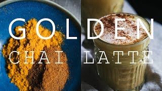 Golden Chai Latte (vegan)