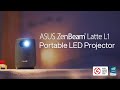 Your Pocket TV - ZenBeam Latte L1 Smart Wireless Mini Projector | ASUS