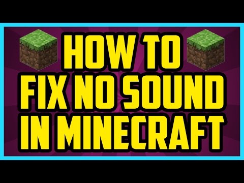 MINECRAFT SOUND FIX 1.11 2017 (QUICK & EASY) - How To Fix No Sound On Minecraft Glitch
