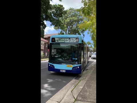 2190ST Transport Vlog 146: [STA] Roaring ZF Ecolife on Volvo B8RLE Bustech (3098 375 Eastgardens)