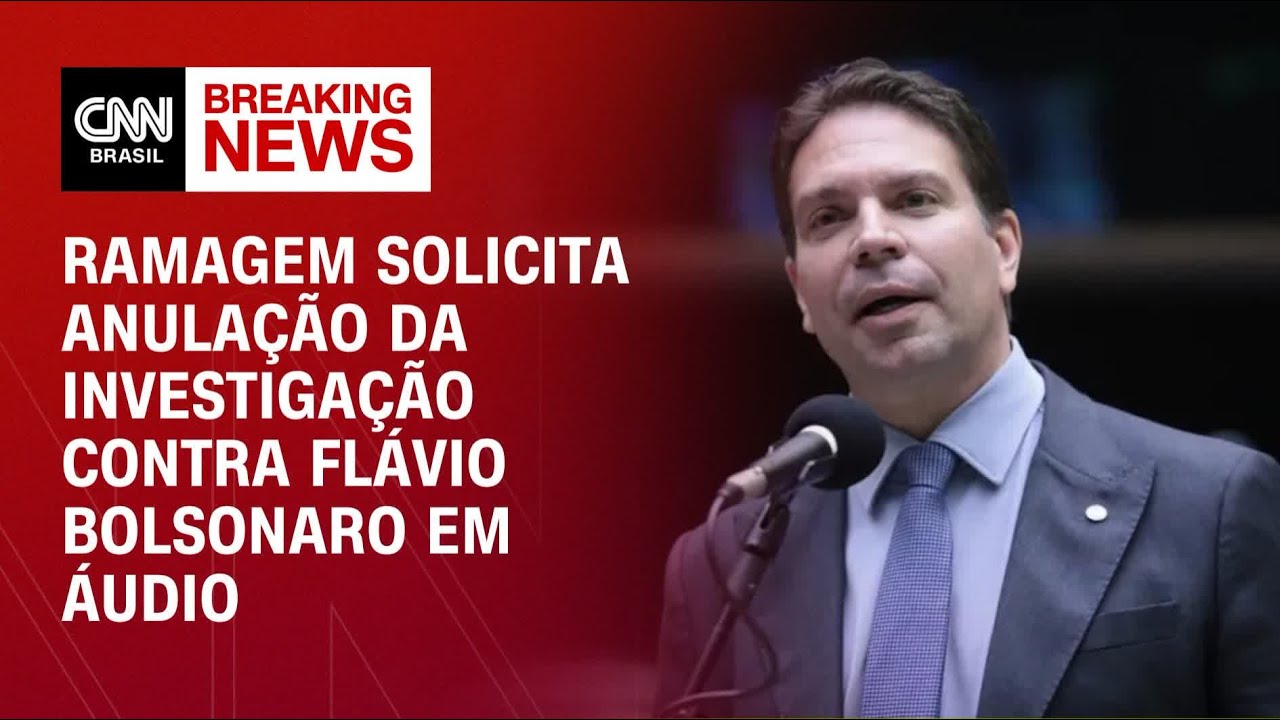 Ramagem solicita anulação da investigação contra Flávio Bolsonaro em áudio | CNN ARENA
