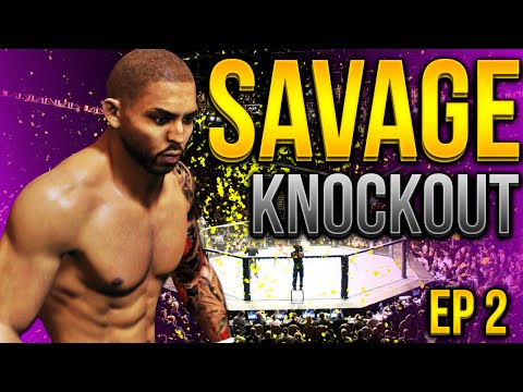 EA SPORTS UFC 2 Career Mode: SAVAGE KNOCKOUT!