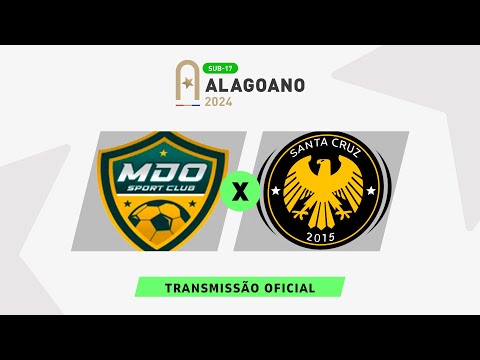 Sport MDO x Santa Cruz - ALAGOANO SUB 17 - 6ª RODADA