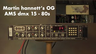 Video thumbnail for Martin Hannett's OG AMS dmx 15 - 80s by foleytronics fx repair