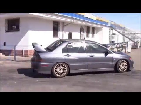 IV SuperOes Tor Poznań 2016 - Piotr Brzoskowski - Mitsubishi Lancer EVO IX