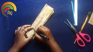 Tamil assignment idea| old texture paper craft