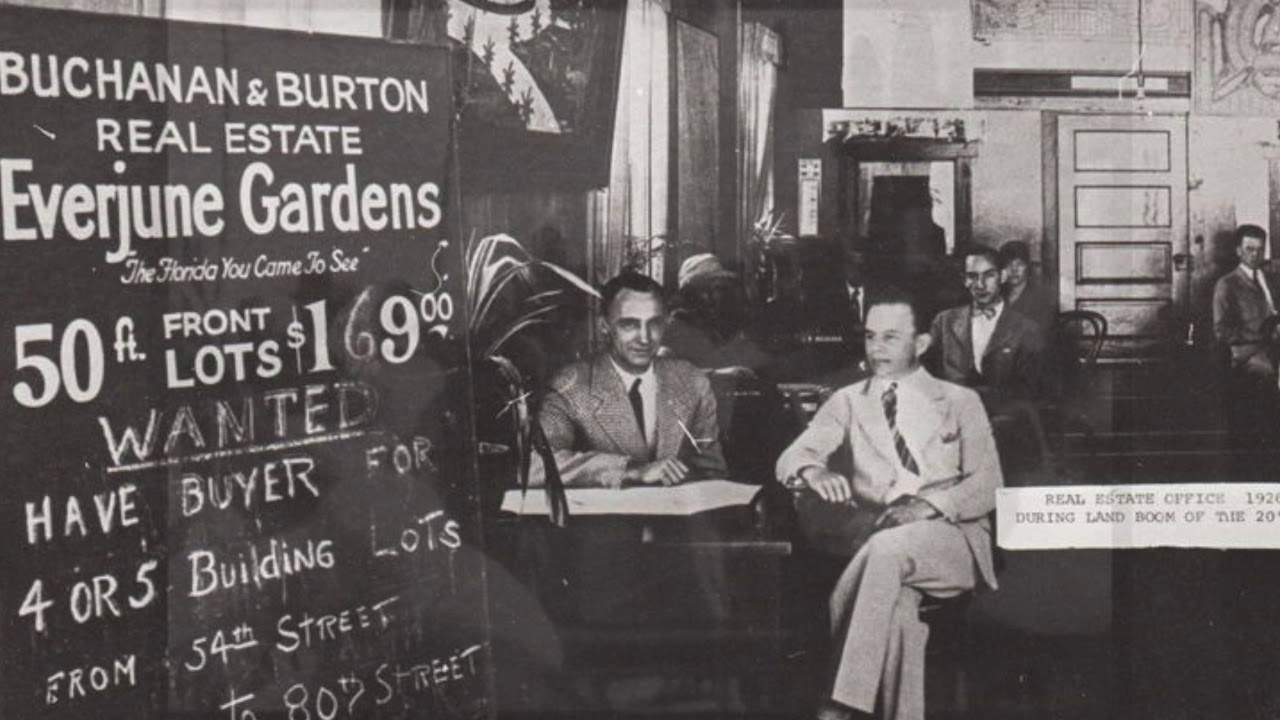 Which of these contributed the most to Florida land boom?