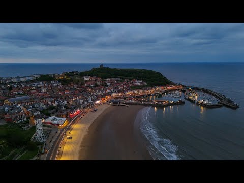 Short drone flight on Scarborough seafront
