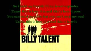 Billy Talent - This Is How It Goes lyrics