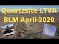 Quartzsite LTVA BLM Camping Areas - April 2020 - Aerial Views - Information