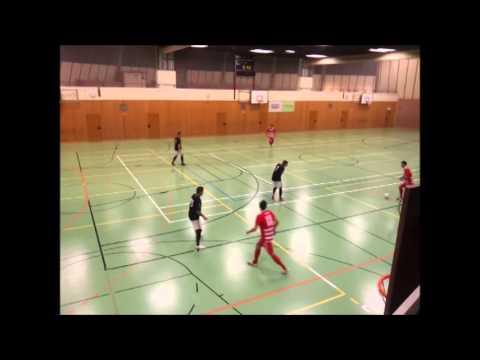 Stella Rossa - Murexin Allstars (1. ÖFB Futsal Liga). Ehrenankick durch Aleksandar Dragovic
